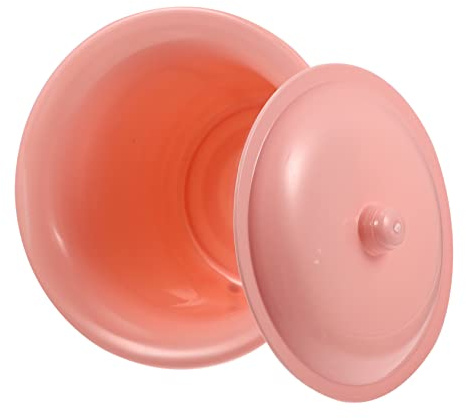 Beavorty Orinal para Niño y Adulto con Tapa, Urinario de Plástico PP Resistente y Duradero, Diseño Portátil y Seguro para Uso Doméstico y Hospitalario