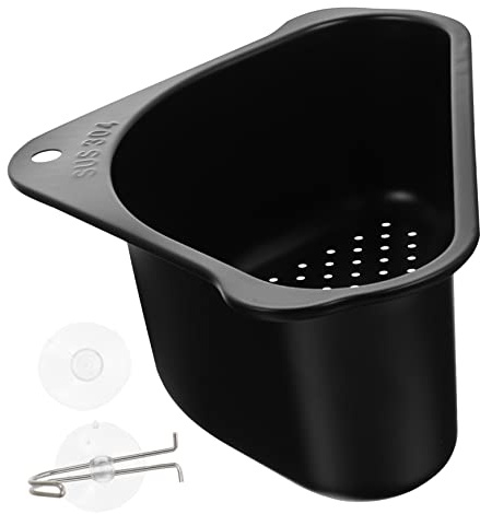 Sewroro Panier Égouttoir Inox Épaisseur Renforcée Filtre Pratique pour Évier Cuisine Durable et à Lusure Drainage Rapide et Nettoyage Facile Rangement Suspendu Multifonctionnel