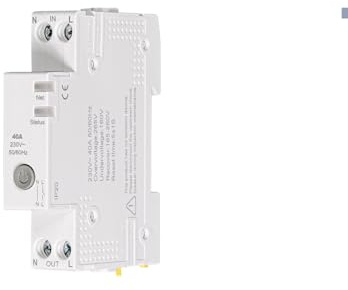Interruptor inteligente WiFi para cargas de alta potencia, 6-40 A, aplicación y control remoto, voltaje de energía, compatible con Alexa. (1 unidades)
