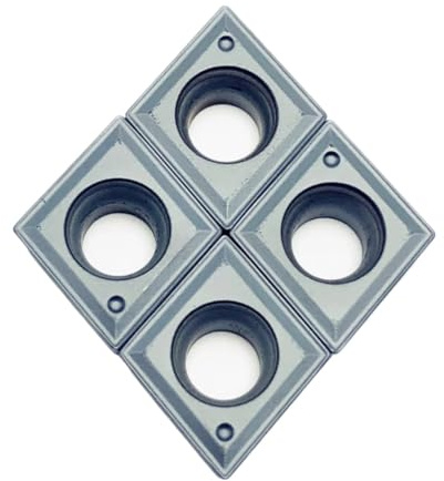 10 Stück CCMT060204 NN LT10 Hartmetall-Drehmeißel for CNC-Drehen, Innenbohrung, Edelstahl