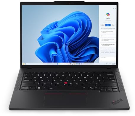 Lenovo ThinkPad T14 Gen 5 14” FHD+, Core Ultra 5-125U, 1TB PCIe 4.0x4 NVMe, 16GB RAM, Fingerprint & Smart Card Reader, Intel Graphics, GbE, WIFI 6E & BT5.3, UK Backlit Keys, Windows 11 Pro (Renewed)