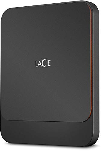 LaCie Portable SSD, externe SSD 2TB, 2.5 Zoll, USB-C, PC & Mac, inkl. 3 Jahre Rescue Service, Modellnr.: STHK2000800