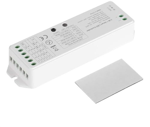 Nikou LED Lichtleisten Controller, Milight 5 In 1 LED-Controller für Einfarbiges/CCT/RGB/RGBW/RGB + CCT-Streifenlicht