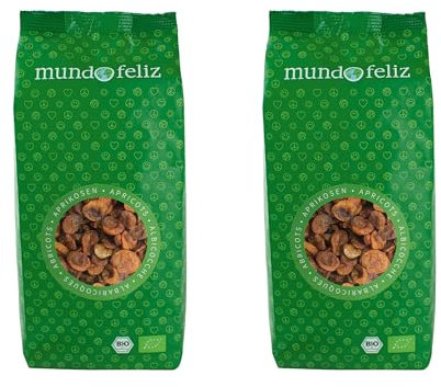 Mundo Feliz - Organic Dried Pitted Apricots 2 x 500 g