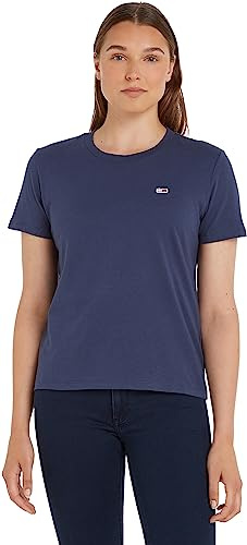 Tommy Jeans Damen T-Shirt Kurzarm TJW Regular Rundhalsausschnitt
