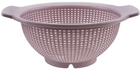 CABLEPELADO Escurridor Verduras plastico, Escurridor Pasta, Colador de Cocina, Colador de Drenaje, Escurridor de Cocina, Diámetro Superior 23 cm, Plástico, Libre de BPA, Apto Lavavajillas, Rosa