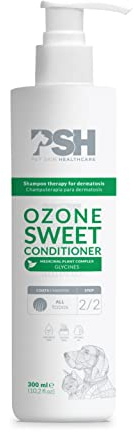 PSH Ozone Sweet - Dermatologischer Conditioner für Hunde – Für empfindliche Haut und Neigung zu Dermatitis – Mit Aloe Vera und Arganöl – Dermapet Pure – Vegan – 300 ml