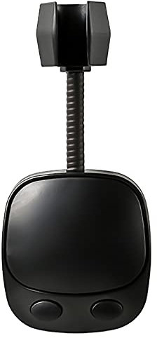 Tuzsocr Duschkopfhalter, Wandhalterung, 360 Grad verstellbar, drehbare Duschkopfhalterung, abnehmbarer Saugnapf, Duschkopfhalterung für Handbrause (schwarz)