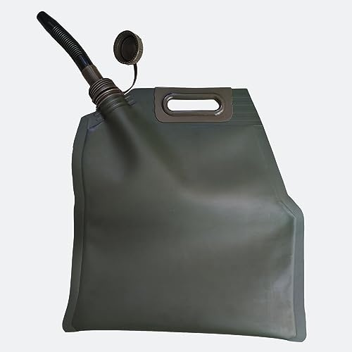 UVCMDUI Kraftstoffkanister, Benzin Kanister Leer 5L 10L 20L 30L Tragbarer Faltbarer Dieseltank, Benzinkanister Motorrad Flexible TPU Diesel Kanister Notfall Im Freien mit Ausguss,30L(68x58cm)