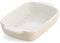 KitchenAid Stoneware Teglia Rettangolare Antiaderente in Ceramica con Coperchio in Bambù, 20 cm/0,9L, Senza PFAS, Salvaspazio, Sicura al Forno fino a 260°C, Lavabile in Lavastoviglie, Mandorle Crema