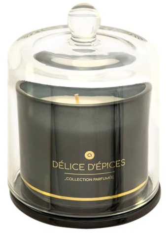 Atmosphera - Bougie parfumée ilae 240g cloche verre épices