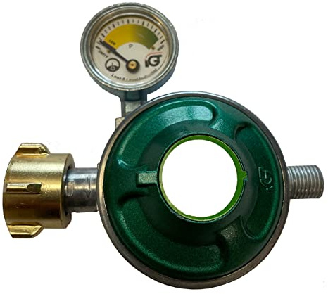 Tevex Regler mit Manometer 50 mbar