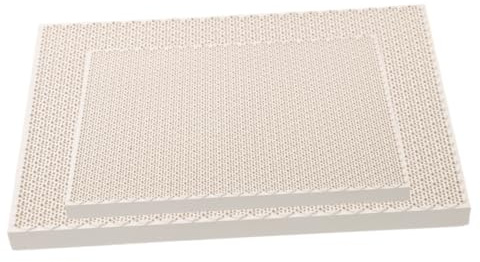 Wabenlötplatten 2 Stück aus Quarz für Schmuckreparatur und Herstellung | Silber, Wabenförmige Oberfläche, für Metall und Schmuck, Schützt die Werkbank, Vielseitig Einsetzbar
