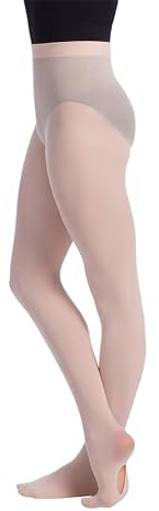 So Danca - Convertible Tights - Ballet Tights, Soft, Made for Performance, Stretchable and Flexible (US, Alpha, Small, Medium, Regular, Regular, Pink)
