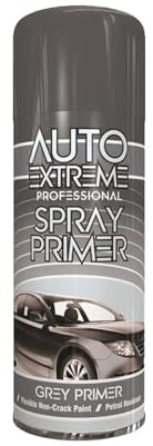 DIOXSTAR Grey Primer Spray Paint, Matt Finish, Quick Drying, Non-Crack Paint, Suitable for Metal, Wood, Indoor and Outdoor Use, Easy to Use, 400ml (1 PCS)