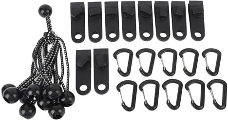 10 Canopy Clips Set, Windproof Tent Fasteners Clips, Tarp Clamps for Camping Hiking, Outdoor Heavy Duty Lock Grip Thumb Screw Tent Clamps, Awnings, Tarpaulin, Caravan Canopies