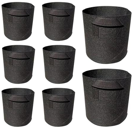 Generisch Lily Plant Pots pour Pong | Pots de Pond Non Tissés pour Aquatiques | Pliable | Solution de Plantation d'extérieur Multifonction Lily Basket Sacs de Culture Ferme Patio Jardin