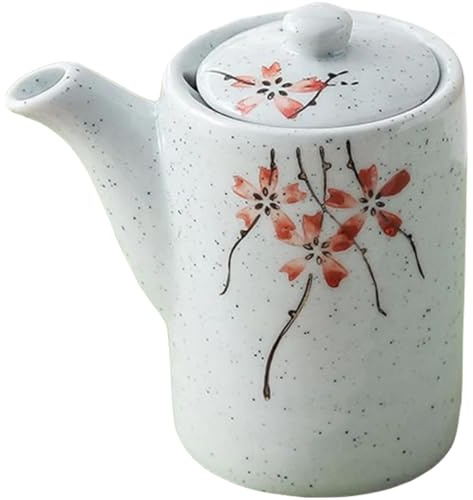 FUNOMOCYA Ceramic Oil Mister Dispenser Bottle Soy Sauce Pump Spice Bottle Kitchen Oil Pourer