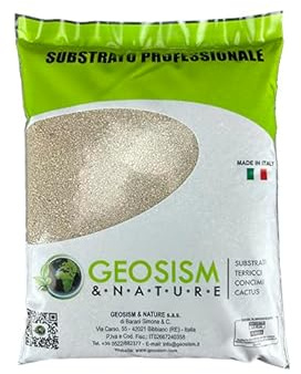 GEOSISM & NATURE – Zeolite per piante di Chabasite e Philipsite, zeolite per agricoltura ideale per ridurre annaffiature, neutralizzare elementi dannosi (0,7/2 mm, Singolo - 1 KG)