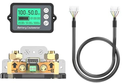 Battery Testers, 80V 50A 100A 350A TK15 Coulomb Meter Vehicle Battery Capacity Tester Battery Coulometer For E-bike/Balance Car/Cleaning Machine(8-120V 350A(0-500A))