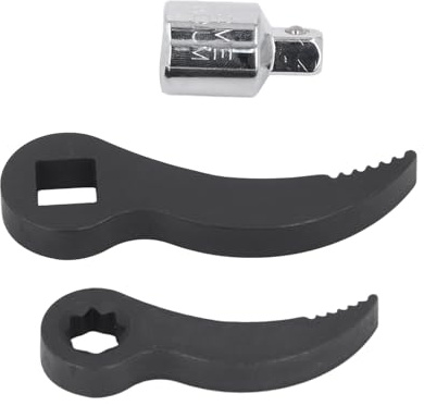 Wakects Crowbar Adapter Head Tools, Heavy Duty Strength Powerful Adjustable Leverage Pry Bar Wrench Adaptor Heads with Adapter for Car Repairing