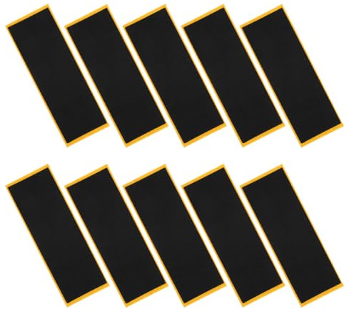 Homoyoyo Antirutsch Klebeband 10 Stück Schaumstoff Grip Tape für Fingerboards mit Außergewöhnlichem Griff und Einfachem Auftragen Zubehör für Verschiedene Skateboard Griffbretter