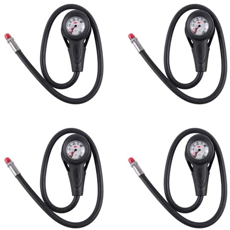 Vjsujehgy 4X Profondimetro per Immersioni Subacquee 300 Bar Aria Subacquea Manometro Leggero Attrezzatura per Subacqueo Accessorio per Immersioni