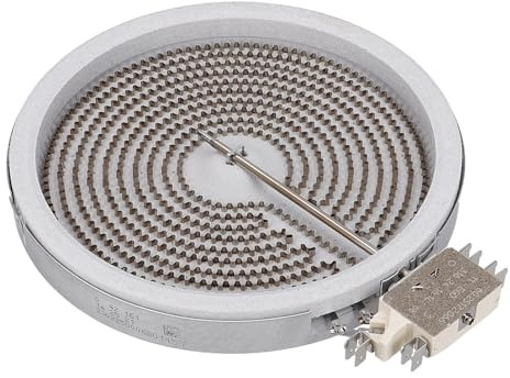 Strahlheizkörper Einkreis Glaskeramikkochfeld 1800W Ø 175mm Ego 1058113032 HiLight-Heizkörper mit Temperaturmelder passend Bosch Siemens 00647881 Constructa Balay Neff Kübbersbusch gb hss hsn