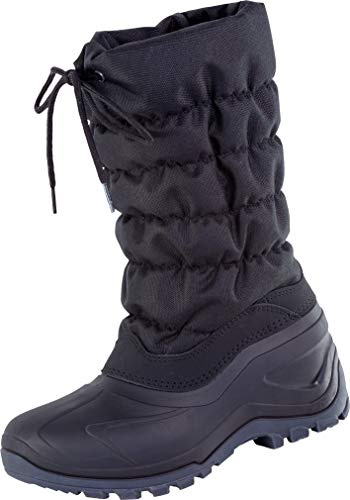 Spirale Mujer Botas Stella, señora Botas de Nieve, Botas de Invierno,Raquetas de Nieve,Botas térmicas,moonboots,canadienses,Schwarz,41 EU / 7.5 UK