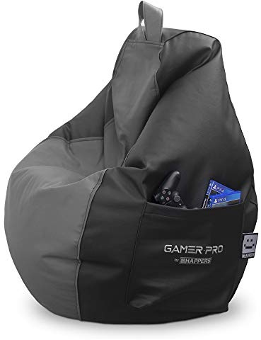 Happers Pouf Gaming Pro Grigio