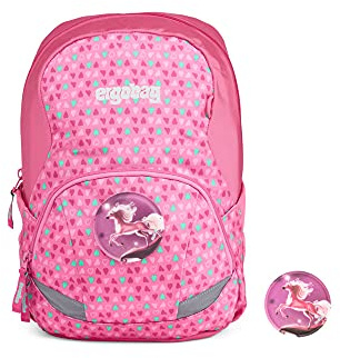 ergobag Kinderrucksack Ease Large | Leichter Freizeitrucksack mit Brustgurt, 10 Liter Volumen und 370 g, ideal als Kindergartenrucksack und Wanderrucksack