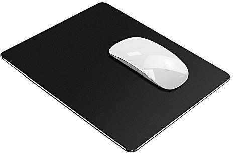 VAYDEER Metal Mouse Pad, Double-Sided, Black