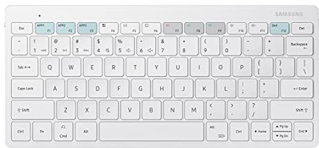Samsung Tastiera wireless intelligente Trio 500 compatibile con laptop, smartphone e tablet, bianco