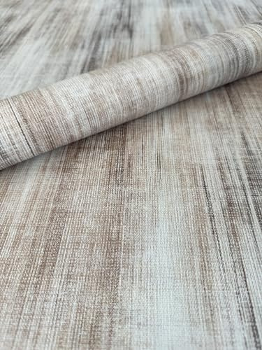 Mambo-Design PVC Tischdecke Kora Meterware Wachstuch Eckig Breite & Länge wählbar abwaschbar geprägt Leinenoptik, Größe:120 x 220 cm