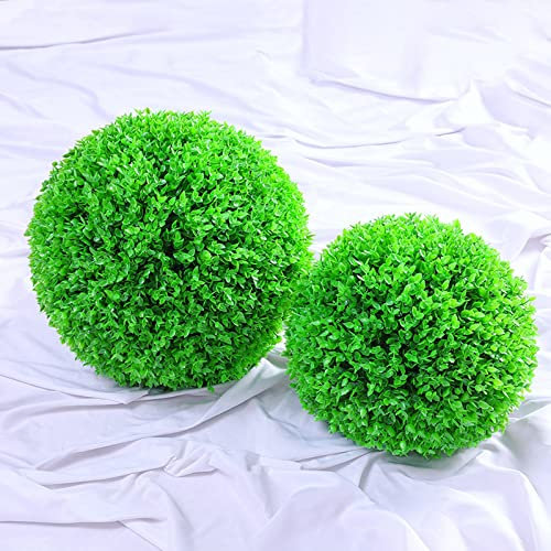 V3VOGUE 1PCS Buchsbaum Kunstpflanze Künstliche Innenanlage Balkon Kunstpflanzen Wetterfest Wetterfeste Kunstpflanzen Outdoor, Buchsbaum Kugel Für Garten Hochzeit Home Decor (Size : 35cm(13.7in))