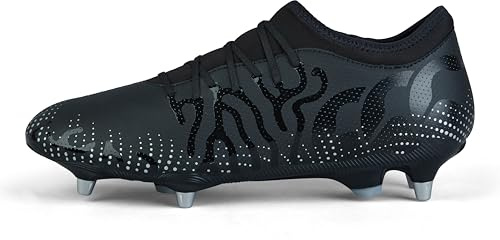 Canterbury Unisex Speed Infinite Team Stiefel, Schwarz/Silber-Metallic, 42 EU