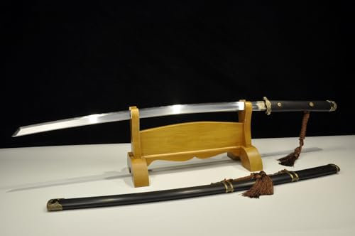 TEERMA 40 Zoll China Handmade Schwert aus Hohem Mangan Stahl scharfes und echtes Katana China Schwert SW321