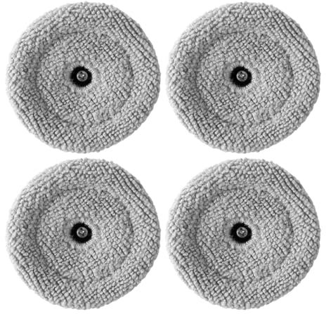 DianSung 4 Stück Wischtücher Ersatzteil für Roborock S8 MaxV Ultra, S8 Max Ultra Roboter-Staubsauger, Mikrofaser Wischpad Waschbare Kanten Wischtücher Zubehör