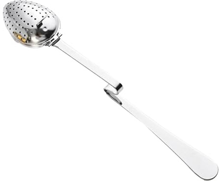 Passoire à thé - Grande capacité - Infuseur à thé en forme de cuillère - Infuseur à thé pratique multi-scénario avec long manche pour thé en vrac, dégustation de thé, amis, famille