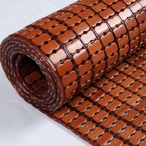 Colchón De Bambú Natural,Estera Plegable del Aire Acondicionado,Refrigerador Respirable del Mahjong,Ropa De Cama del Verano,para Dormitorio,Sala De Estar,Interior del Coche,LxW-60x180cm/24x71in