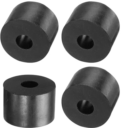 QUARKZMAN 4pcs Entretoises en Caoutchouc, Rondelles Caoutchouc Anti-Vibration Épaisses Amortisseur Coussins Maison Réparation, 30mm Diamètre Extérieur, 10mm Diamètre Intérieur, 20mm Hauteur