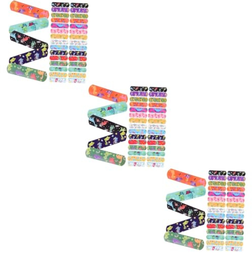 Healeved 450piezas Tira De Apósitos Adhesivos Infantiles De Dibujos Animados Parches Hemostáticos Impermeables y Transpirables Para Proteger Heridas y Detener Hemorragias Fácil De