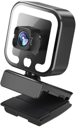CAZSTYK Webcam 1K/2K/4K Autofocus 1080p 4K Caméra USB Diffusion en direct sans pilote Ordinateur Portable Caméra Web