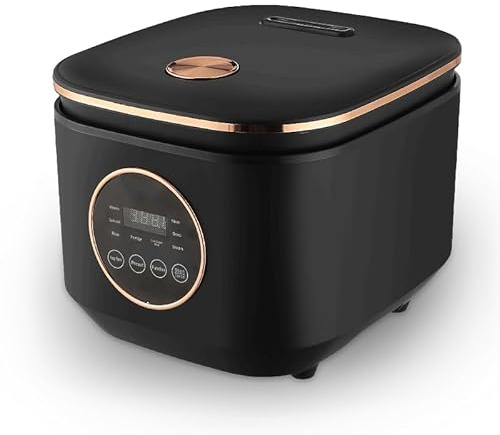 Cuisinière De Riz Mini，Cuiseur De Riz Intelligent 5L，9 Modes De Cuisson，Glaçure En Céramique Antiadhesive，Prévoyance Intelligente，Chauffage Automatique，Amovible