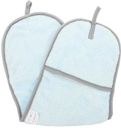 JECOMPRIS Toalla de Baño para Mascotas Azul XS de Coralina Absorbente Secado Rápido Toalla para Perros y Gatos para Baño y Secado Paño Multiusos para Limpieza