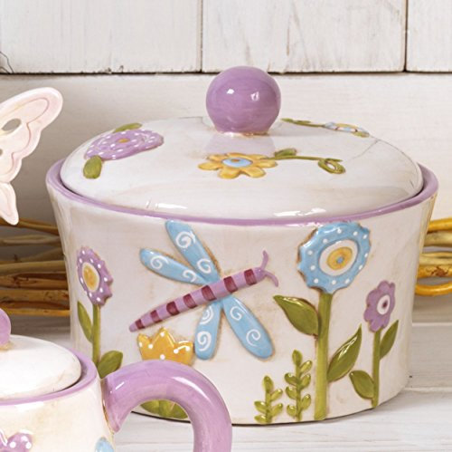 Barattolo portavivande biscottiera gr collezione SpringTime di Mandorle cm.17 x 14 PB11771