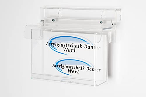 Flyerbox wetterfest mit Deckel DIN A6 Querfomat Prospektbox