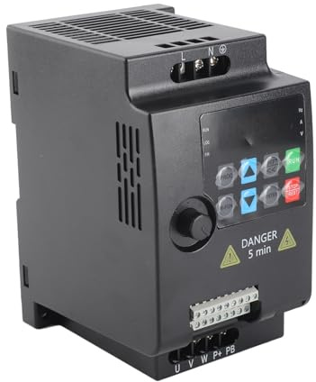 SKI780 Mini VFD 220 V / 380 V Inverter carico Convertitore di frequenza variabile Inverter monofase/trifase CA per motore trifase 0,75/1,5/2,2 kW (220VAC 0.75kW)
