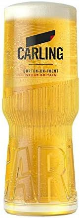 CARLING Personalised Engraved Half Pint Glass with Gift Box - Enter Your Own Custom Text