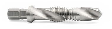 BAER HSSG Kombi-Bit-Gewindebohrer M 5 x 0,8 - Gewindeschneider metrisch - Gewinde schneiden - Akkuschrauber - Gewindeschneiden - Gewindebohrer